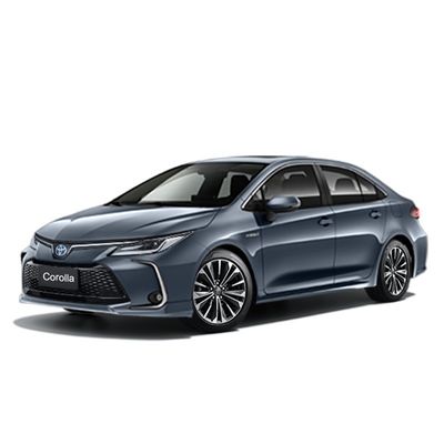 Bom preço. 2024 Toyota Coro-lla híbrido 1.8L Motor caixa de engrenagens automática direção direita carro tecido assentos sistema de entretenimento de carro pneus R16 on-line