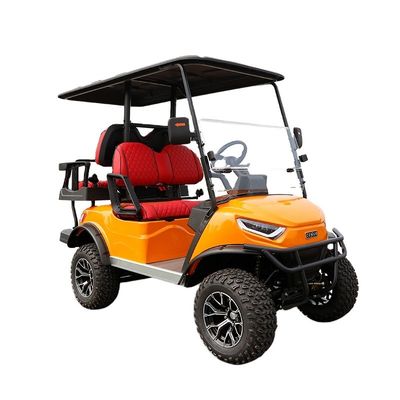 Bom preço. Carrinho de golfe de 4 rodas elétrico de clube Carro de golfe Velocidade máxima 30-50Km / h Tipo de combustível elétrico Levantado 4 Passageiros on-line