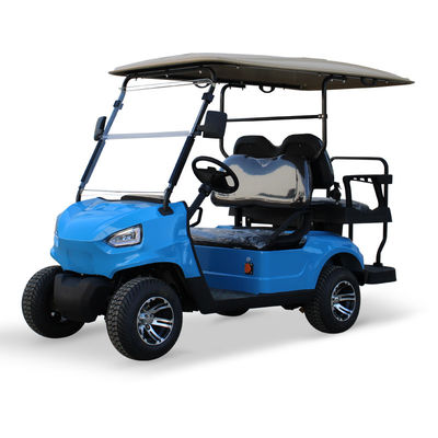 Bom preço. Experimente o melhor do golfe com 6,67 cavalos de potência e um carregador de 48V/25A no nosso avançado design de carrinho de golfe de 4 lugares on-line