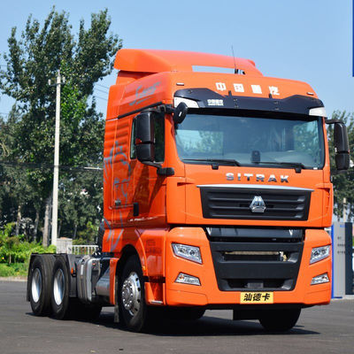 Bom preço. Sinotruk SITRAK C7h G7 caminhão tractor 6x4 4x2 cabeça Uesd GNC no Paquistão câmera Metal Cummins 7585 * 2496 * 3745MM Meia fila on-line
