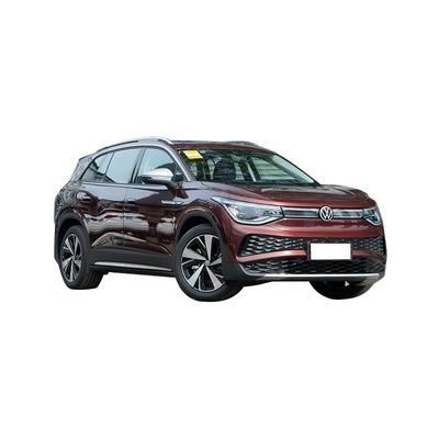 Bom preço. Veículo elétrico pequeno Vw ID6 2023 EV RHD Carro com SUV elétrico de 7 lugares e bateria de lítio ternária em exterior branco on-line
